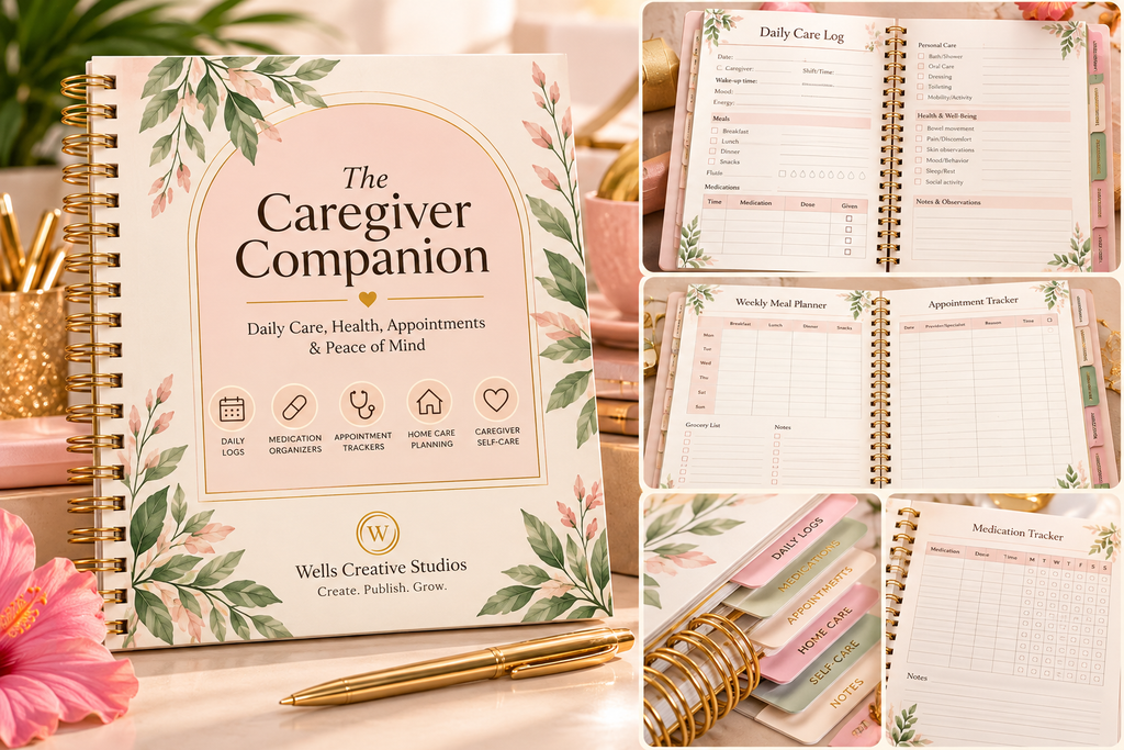 The Caregiver Companion | Printable & Fillable Caregiver Planner