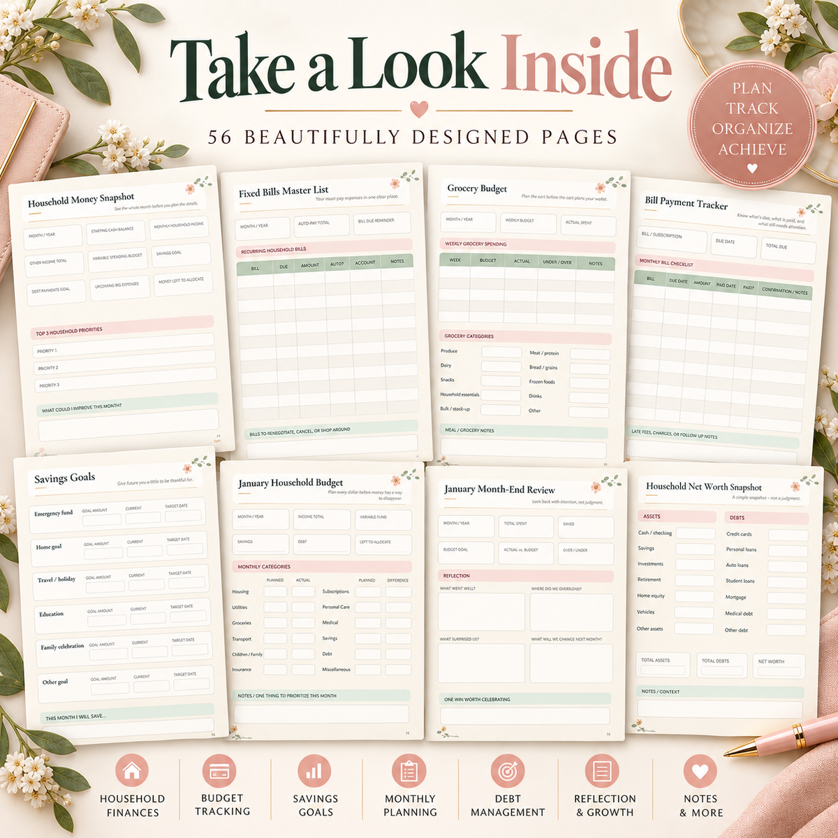 Home & Money Budget Planner